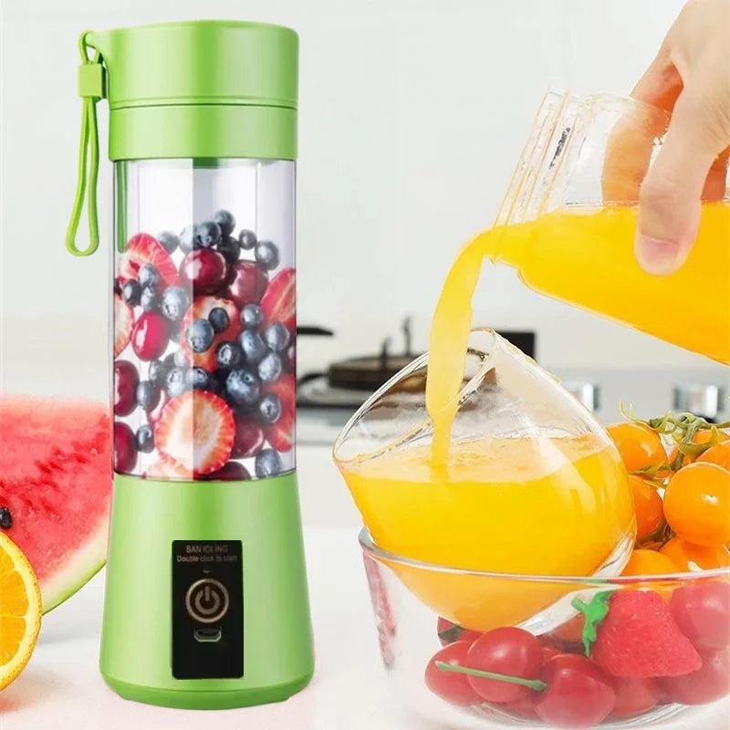 Electric Juicer Mini Portable Blender Fruit Mixers Fruit Extractors Multifunction Juice Maker Machine Blender Smoothies Mixer
